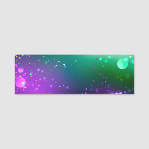 Porte-nom Carthagène Solive Purple