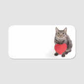 Porte-nom Chat Love (Devant)