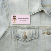 Porte-nom Chocolat Drives et Rose Gold Luxury Cake (En situation)