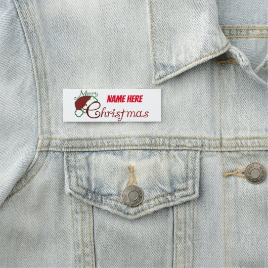 PORTE-NOM **CHRISTMAS RIBBON** POUR LES ÉVÉNEMENTS DE NOËL (En situation)