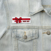 PORTE-NOM **CHRISTMAS RIBBON** POUR LES ÉVÉNEMENTS DE NOËL (En situation)