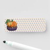 Porte-nom Citrouille Cupcake (En situation)