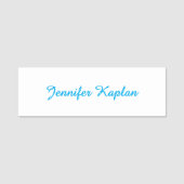 Porte-nom Classical Handwriting Minimalist Professional (Devant)