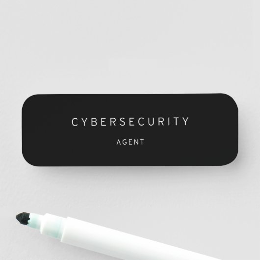 Porte-nom classique (En situation)