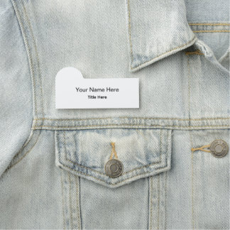 Porte-nom Classique Employé Professionnel Personnalisé