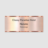 Porte-nom Classy Hotel Hospitality Concierge (Devant)