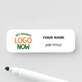 PORTE-NOM CLIENT SIMPLE CONTEMPORAIN PROPRE BLANC MODE (En situation)