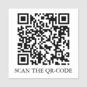 Porte-nom Code QR (Devant)