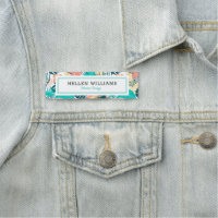 Colorful topical feuille collage motif