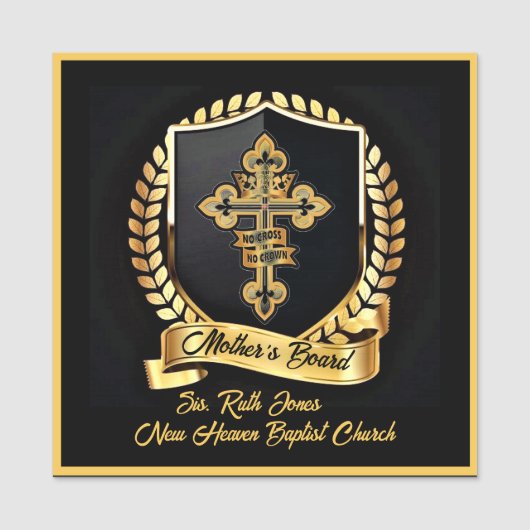 Porte-nom Commission mère (Devant)