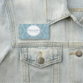 Porte-nom Concepteur d'intérieur professionnel branché (En situation)