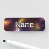 Porte-nom Conception de constellations de l'espace cosmique (En situation)