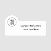 Porte-nom Conception d'entreprise de logo (Devant)