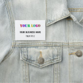 Porte-nom Concevez votre propre entreprise Logo Nom Balises  (En situation)