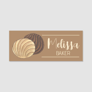 Porte-nom Conchas Mexicaine Pâtisserie de cuisine Boulangeri