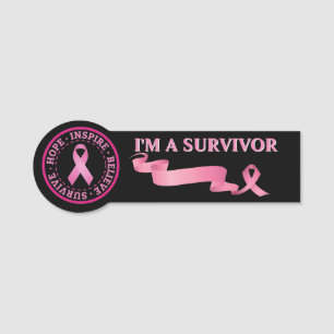 Porte-nom Connaissance du cancer du sein Nom Balise