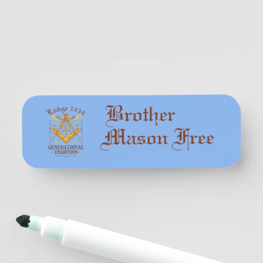 Porte-nom Conservation du pavillon de tradition (En situation)