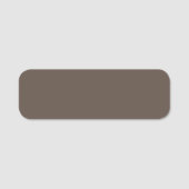 Porte-nom Couleur meilleure personnalisation TextLogo Nom Ba (Devant)