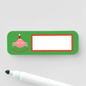 Porte-nom Crabe de Noël (En situation)