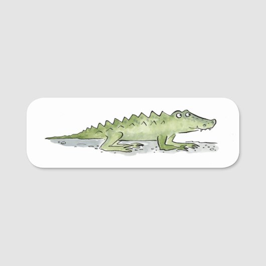 Porte-nom Crocodile (Devant)