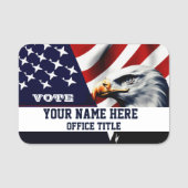 Porte-nom Custom Campaign Name Template (Devant)