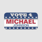 Porte-nom Custom Campaign Personalized Name (Devant)