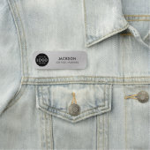 Porte-nom Custom Company Business Logo Employee Staff (En situation)