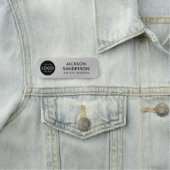 Porte-nom Custom Company Business Logo Staff Employee (En situation)