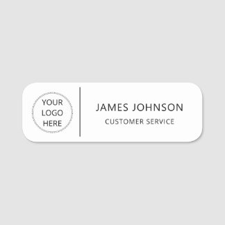 Porte-nom Custom Logo Customer Service Employee Name