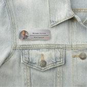 Porte-nom Custom Logo modern wave aesthetic (En situation)