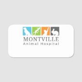 Porte-nom Custom Name Tag (Devant)