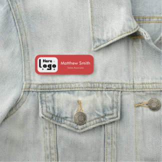 Porte-nom Customizable Employee Name Card Template