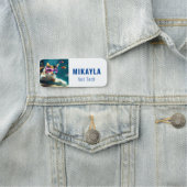 Porte-nom Cute Cat dans l'Aquarium (En situation)