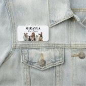 Porte-nom Cute Chats et Chiens Vétérinaire   (En situation)