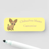 Porte-nom Cute Chihuahua Mama Art Thunder_Cove (En situation)