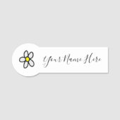 Porte-nom Daisy (Devant)