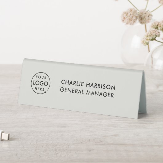 Porte-nom de table | Plaque de nom double face ave (En SItu (Tableau))