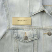 Porte-nom Décor glamour personnalisé Modèle moderne chic (En situation)