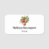 Porte-nom Décorations d'arbre de Noël Cool rétros (Devant)