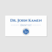 Porte-nom Dentiste | Logo des dents (Devant)