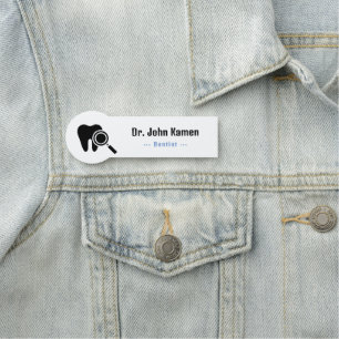 Porte-nom Dentiste Logo des dents