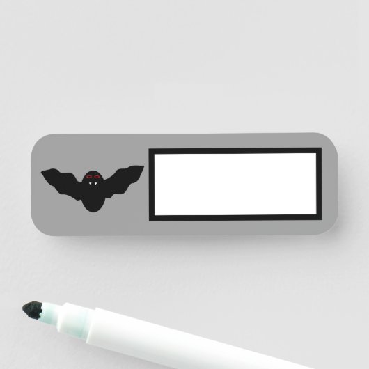Porte-nom Déplaisant Halloween Vampire Bat (En situation)
