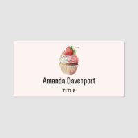 Dessert sucré à la fraise Cupcake