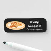 Porte-nom Dessin du Croissant (En situation)