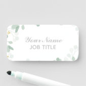 Porte-nom do-it-yourself Feuille (En situation)