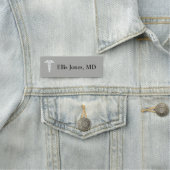 Porte-nom Docteur Name Tag (En situation)