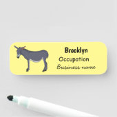 Porte-nom Donkey cartoon (En situation)