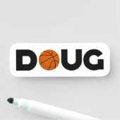 Porte-nom Doug Basketball (En situation)