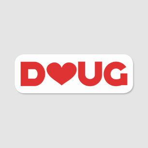 Porte-nom Doug Love