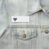 Porte-nom Dragonfly en arc-en-ciel (En situation)